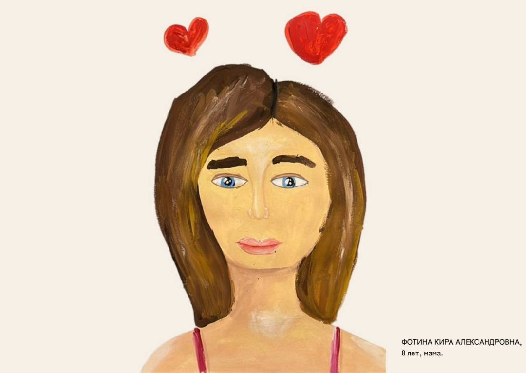 Фотина Кира Александровна, 8 лет. Мама